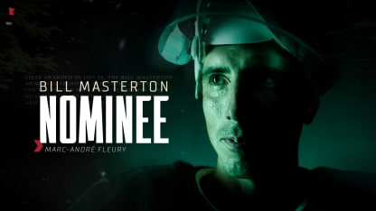 MINNESOTA WILD GOALTENDER MARC-ANDRÉ FLEURY NOMINATED FOR BILL MASTERTON MEMORIAL TROPHY 040825