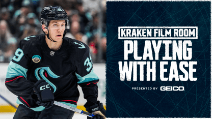 kraken film room ryker evans first nhl point